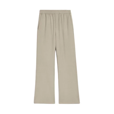 Ami Paris AMIPARIS SS24 High-Waisted Relaxed Straight Pants Men’s Light Gray Brown. HTR211VI0007-2811