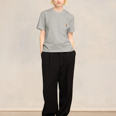 Ami Paris AMIPARIS 彩虹愛心男女寬鬆灰色短袖 T 恤 SS24 系列。 SPUTS019724-0951 Shop Ami Paris AMIPARIS 彩虹愛心男女寬鬆灰色短袖 T 恤 SS24 系列。 SPUTS019724-0951