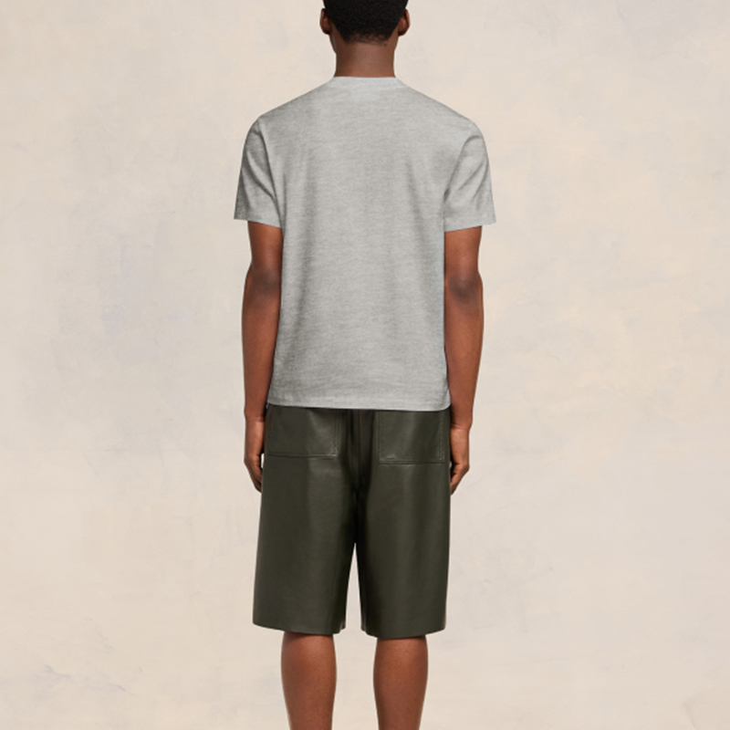 Ami Paris AMIPARIS SS24 Rainbow Heart Unisex Oversized Grey T-Shirt. SPUTS019724-0951 圖 5