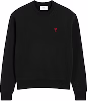 Ami Paris AMIPARIS SS24 Unisex Black Cotton Crewneck Pullover Sweatshirt Long Sleeve. BFUSW035730-BLACK Ami Paris AMIPARIS SS24 Unisex Black Cotton Crewneck Pullover Sweatshirt Long Sleeve. BFUSW035730-BLACK