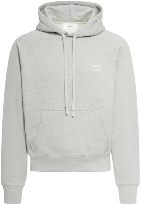 Ami Paris SS24 男女灰色棉質Logo連帽衫上衣. USW224747-951 Buy Ami Paris SS24 男女灰色棉質Logo連帽衫上衣. USW224747-951