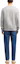 Shop Ami Paris AMIPARIS SS24 男女同款灰色长袖圆领棉质卫衣。 BFUSW035730-GREY