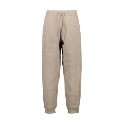 Ami Paris AMIPARIS SS24 Unisex Heart Logo Fleece Drawstring Sweatpants - Light Gray Beige UTR2257492-811