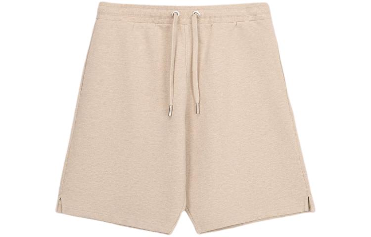 Order Ami Paris AMIPARIS SS24 Unisex Shorts Casual con Cordón Beige Crema. USO635747-2712
