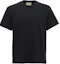 Buy Ami Paris AMIPARIS SS25 Heart Embossed Cotton Crew Neck T-Shirt Black Male UTS027726001
