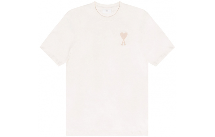 Ami Paris AMIPARIS Tonal Ami Heart Embroidery Oversized T-Shirt Men’s Off-White E21HJ128726-150 圖 2