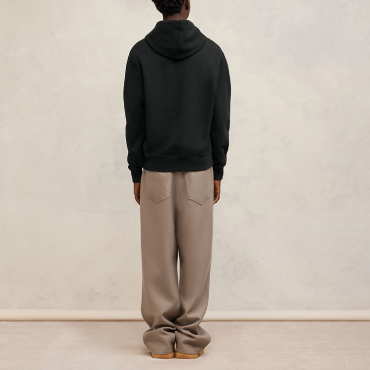 Ami Paris AMIPARIS Unisex Black Cotton Hoodie Black Color. USW203.730 圖 5