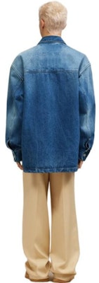 Ami Paris AMIPARIS 男女藍色長袖牛仔襯衫帶口袋 UJK251DE0016480 Details for Ami Paris AMIPARIS 男女藍色長袖牛仔襯衫帶口袋 UJK251DE0016480