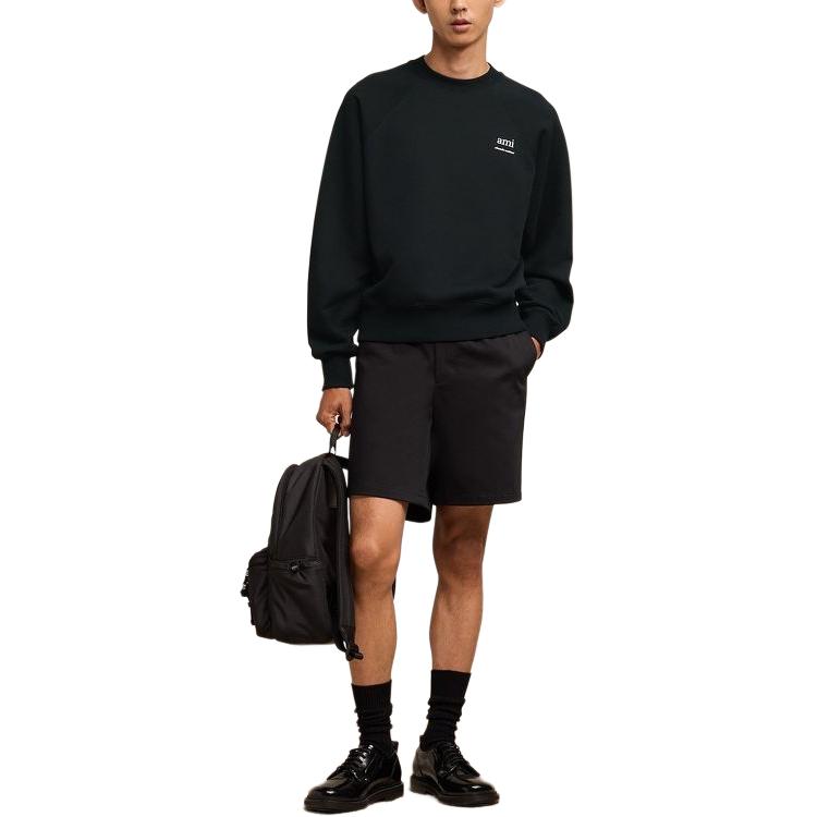 Lookbook 아미파리 AMIPARIS 유니섹스 디자이너 그래픽 코튼 긴팔 스웨트셔츠 USW024747-001