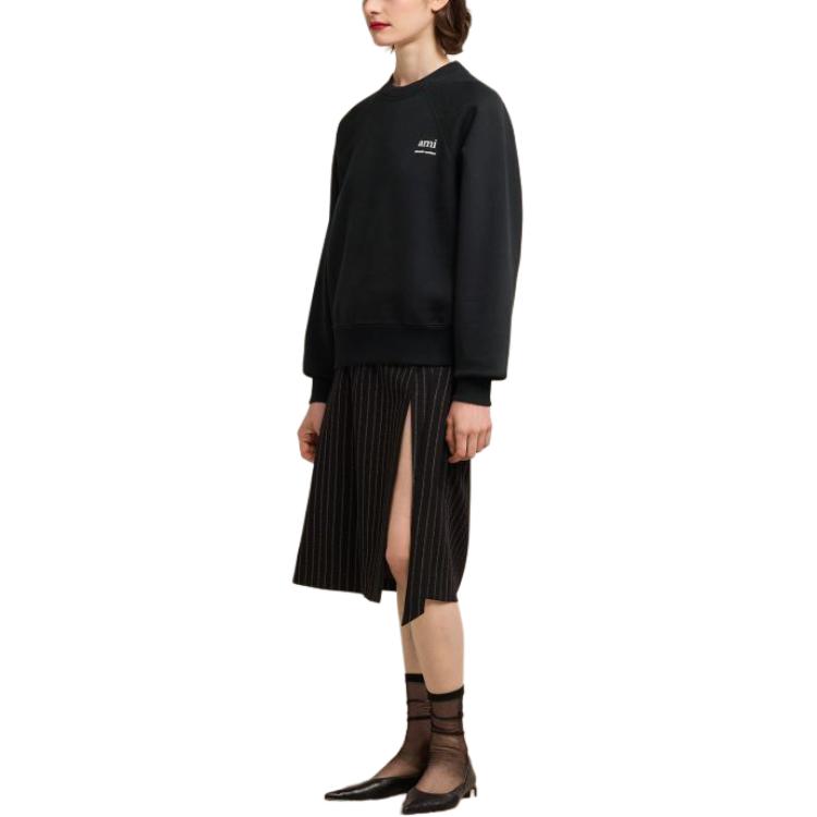 Cheap 아미파리 AMIPARIS 유니섹스 디자이너 그래픽 코튼 긴팔 스웨트셔츠 USW024747-001