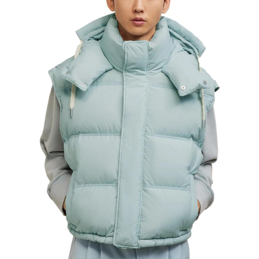 Lookbook アミパリス AMIPARIS ユニセックス 軽量ダウンベスト - デザイナー秋冬コレクション。 UJK702PA0009-468