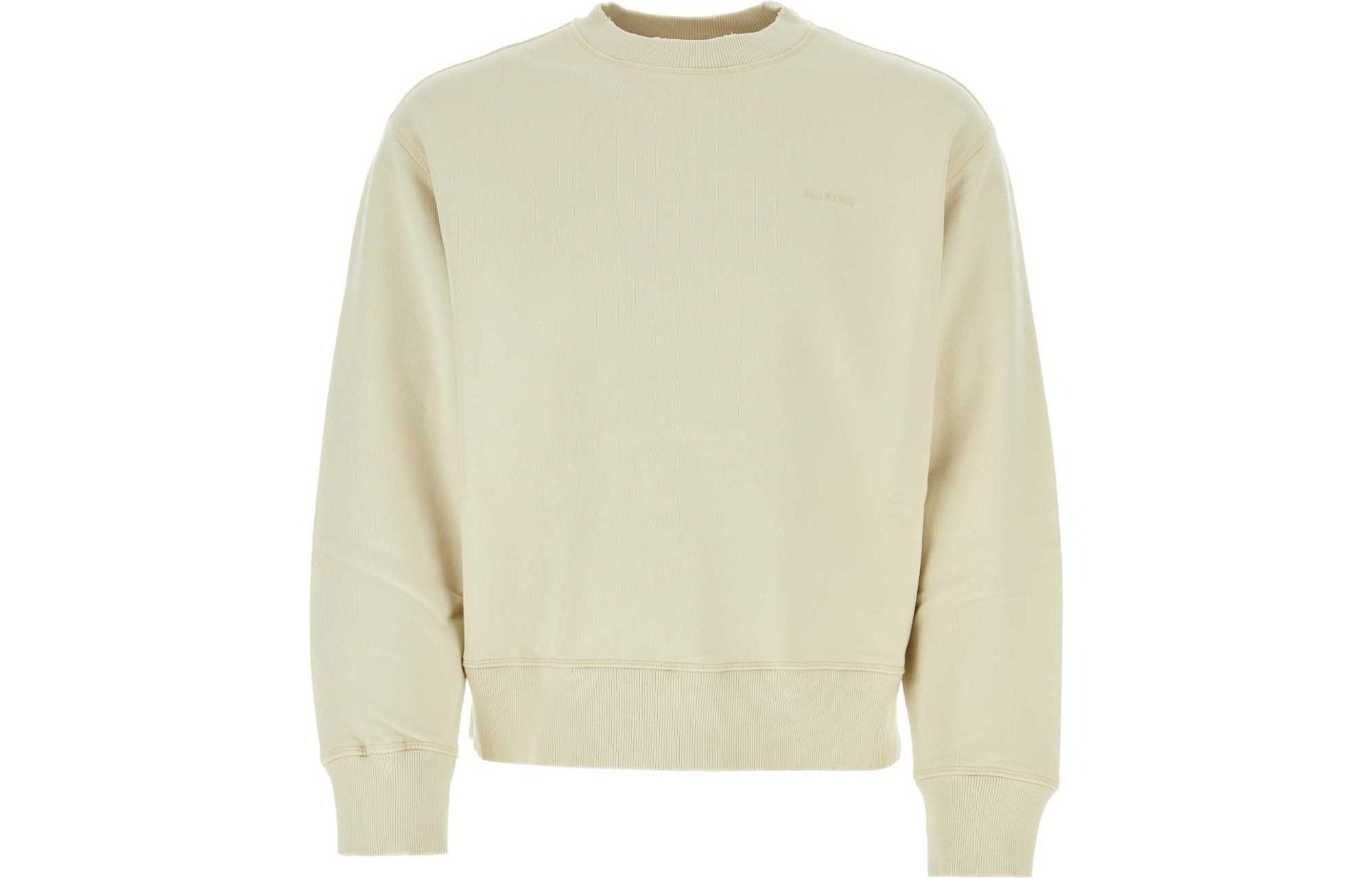 Order Ami Paris 男女通用寬鬆長袖連帽衛衣 米色 USW016JE0052-185