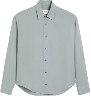 Ami Paris AMIPARIS Kemeja Lengan Panjang Biru Solid Unisex. USH176VI0020-4012 Order Ami Paris AMIPARIS Kemeja Lengan Panjang Biru Solid Unisex. USH176VI0020-4012