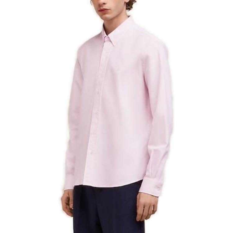 Ami Paris AMIPARIS Unisex Solid Color Loose Fit Long Sleeve Button-Up Shirt. USH160CO0031679 圖 5