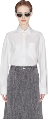 Ami Paris Baju Butang Longgar Lengan Panjang Unisex Leher Petak Warna Uni. USH116CO0045100 Details for Ami Paris Baju Butang Longgar Lengan Panjang Unisex Leher Petak Warna Uni. USH116CO0045100