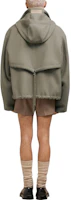Shop Ami Paris AMIPARIS Unisex Wool Gabardine Hooded Parka Coat Designer Style. H23UJK309WV0018