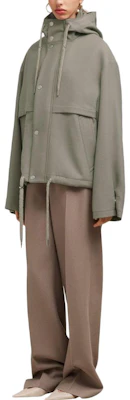 Ami Paris Unisex Wool Gabardine Parka Berhud Gaya Designer. H23UJK309WV0018 Purchase Ami Paris Unisex Wool Gabardine Parka Berhud Gaya Designer. H23UJK309WV0018