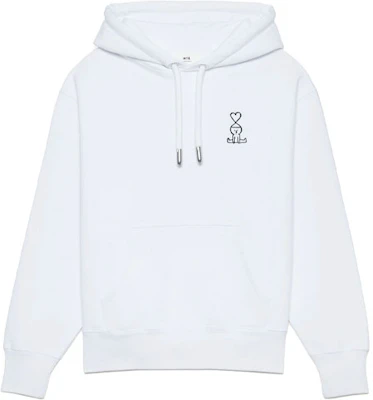 Ami Paris AMIPARIS x Jean Jullien SS21 Cartoon Logo White Hoodie Unisex Couple Wear. SPEH21J908-747100 Buy Ami Paris AMIPARIS x Jean Jullien SS21 Cartoon Logo White Hoodie Unisex Couple Wear. SPEH21J908-747100