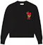 Buy アミパリ AMIPARIS x タイガー SS22 旧正月 ロゴ スウェットシャツ ユニセックス ブラック カップル用 USW009-001