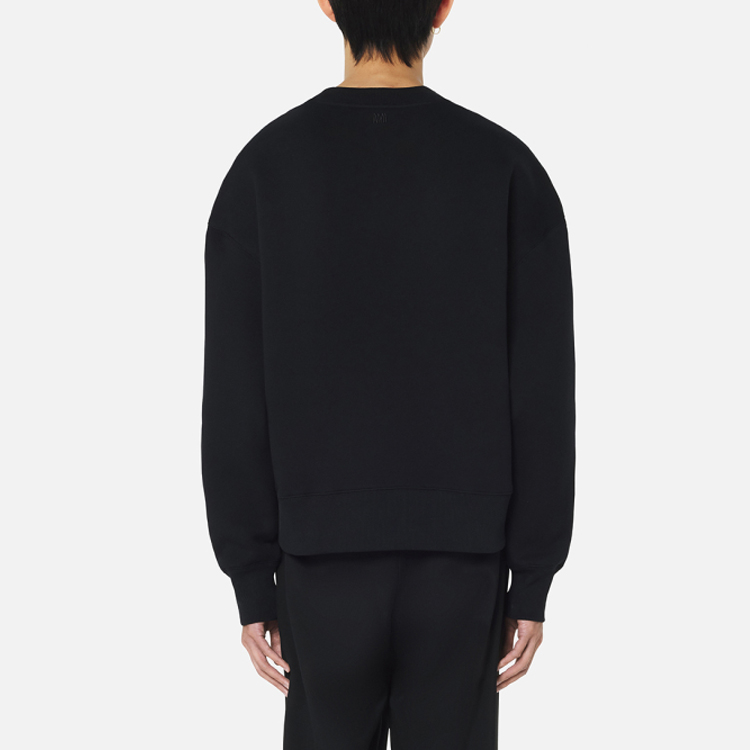 Ami Paris AMIPARIS TIGER SS22 Lunar New Year Logo Sweatshirt Unisex Black Couple Wear USW009-001 圖 5