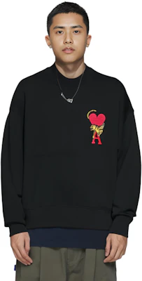 アミパリ AMIPARIS x タイガー SS22 旧正月 ロゴ スウェットシャツ ユニセックス ブラック カップル用 USW009-001 Cheap アミパリ AMIPARIS x タイガー SS22 旧正月 ロゴ スウェットシャツ ユニセックス ブラック カップル用 USW009-001