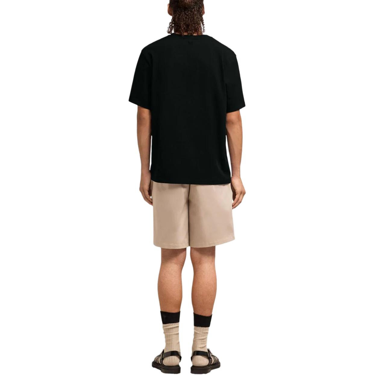 AMI PARIS Black Logo Crewneck Unisex T-Shirt. E24UTS025726-001 圖 5