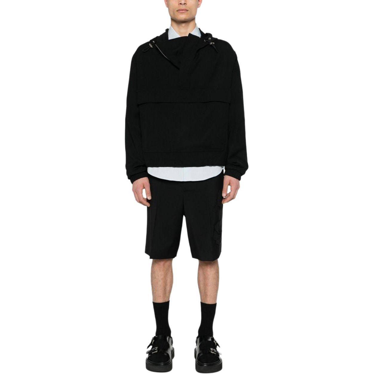 AMI PARIS Black Solid Pullover Hoodie Jacket UJK111VI0007-001 圖 3