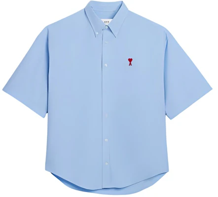 Camiseta Loose Fit Azul de Hombre AMI PARIS con Logo Bordado de Corazón. HSH230CO0031484 Buy Camiseta Loose Fit Azul de Hombre AMI PARIS con Logo Bordado de Corazón. HSH230CO0031484