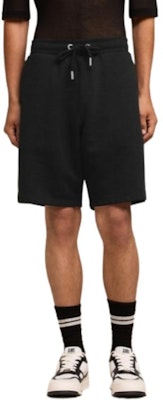 AMI PARIS De Coeur SS24 Pantalones Cortos Negros Casual con Corazón Estampado. USO635747-001 Lookbook AMI PARIS De Coeur SS24 Pantalones Cortos Negros Casual con Corazón Estampado. USO635747-001