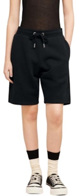 AMI PARIS De Coeur SS24 Pantalones Cortos Negros Casual con Corazón Estampado. USO635747-001 Shop AMI PARIS De Coeur SS24 Pantalones Cortos Negros Casual con Corazón Estampado. USO635747-001