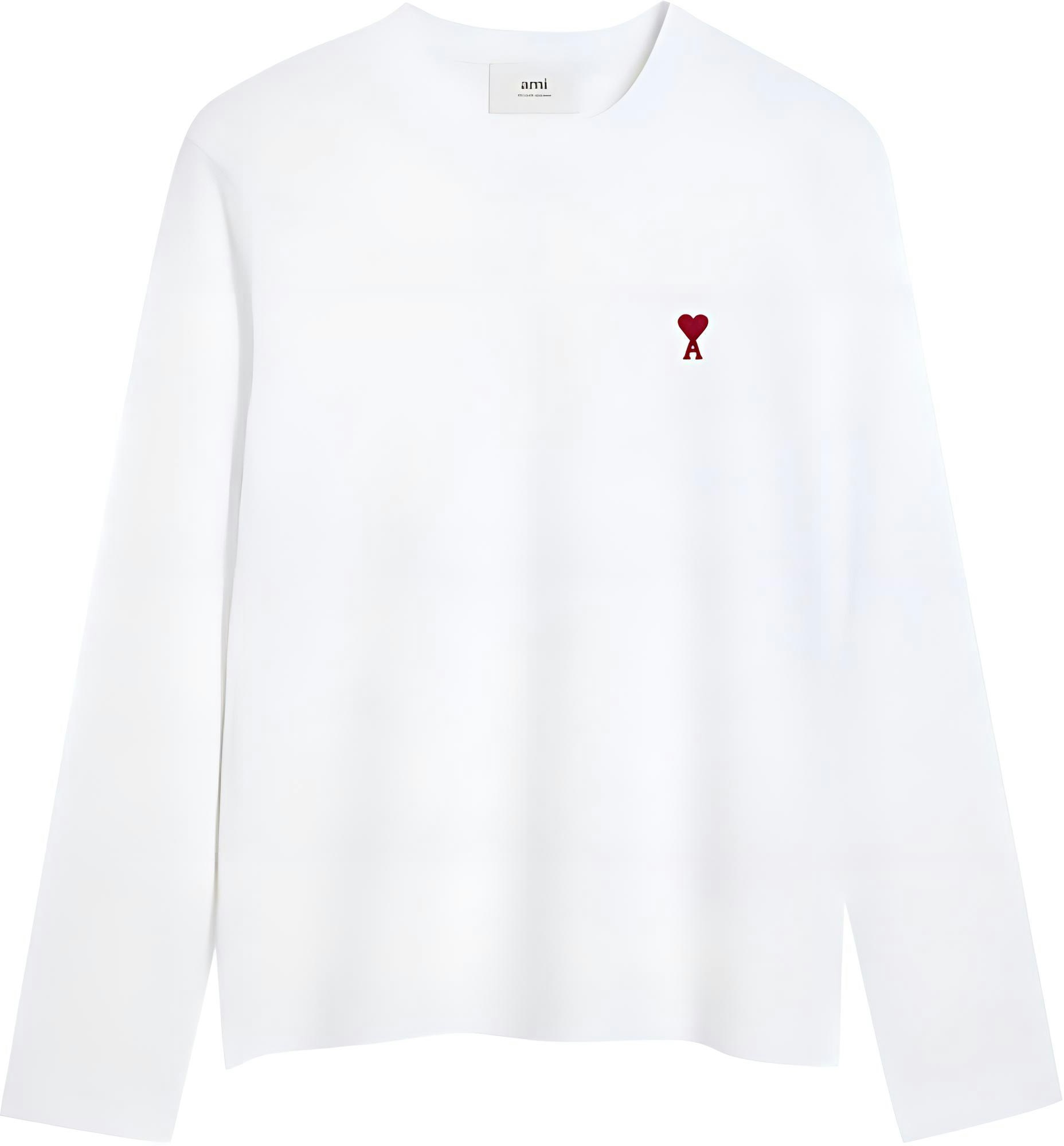 ami-paris-embroidered-logo-crewneck-long-sleeve-unisex-t-shirt-white-bfuts-235724-white