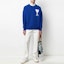 Shop AMI Paris FW21大心型Logo羊毛寬鬆版型圓領毛衣男女藍色 H21K019-018490