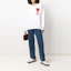 Lookbook Sweater Wool Oversized AMI PARIS FW21 Big Heart Logo Unisex Putih H21K0090-18100