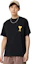 Details for AMI Paris FW21 Capsule Golden Heart Logo Black Crewneck T-Shirt Mens. UTS017-701001