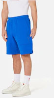 Purchase AMI Paris FW21 Heart Logo Chain Embroidered Loose Fit Shorts Men’s Navy Blue A21HJ328747-490