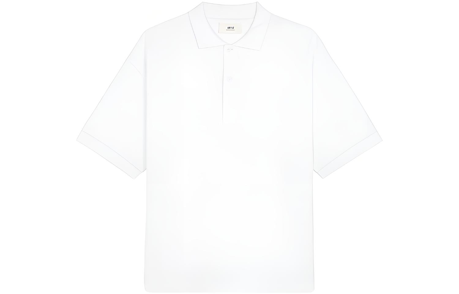 AMI Paris FW21 Heart Logo Cotton Polo Shirt Men’s White A21HJ205763-100