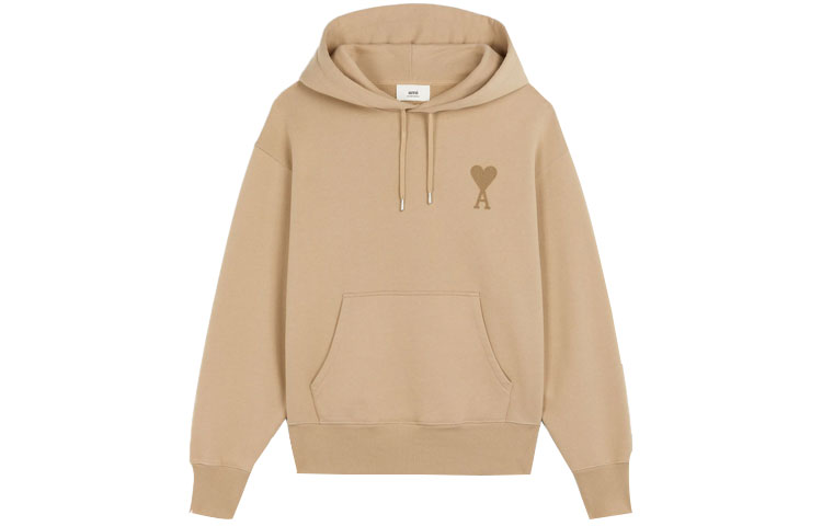 AMI PARIS FW21 Heart Logo Organic Cotton Pullover Sweatshirt Beige A21HJ058-747250 圖 2