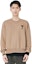 Details for Sudadera Hombre Beige Manga Larga AMI Paris FW21 Logo Bordado. A21HJ028747-250