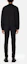 Shop AMI PARIS FW21 Logo Embroidered Black Bomber Jacket Autumn Edition A21HOW023248-001