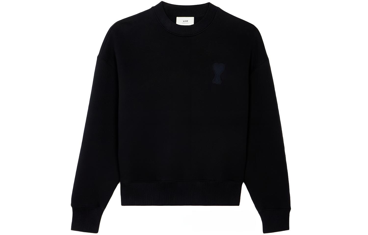 AMI PARIS FW21 Logo Graphic Sweatshirt  Black H21HJ047749-001