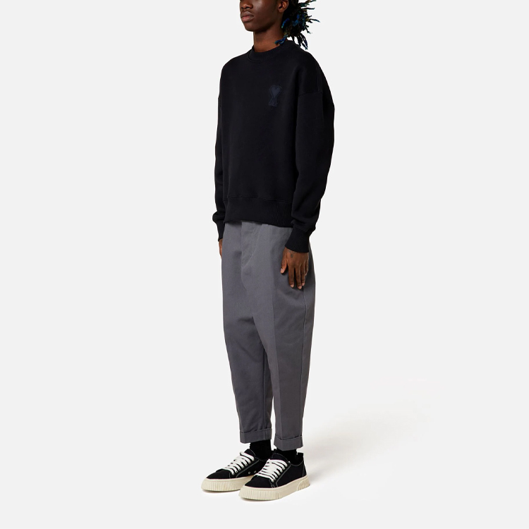 AMI PARIS FW21 Logo Graphic Sweatshirt  Black H21HJ047749-001 圖 3