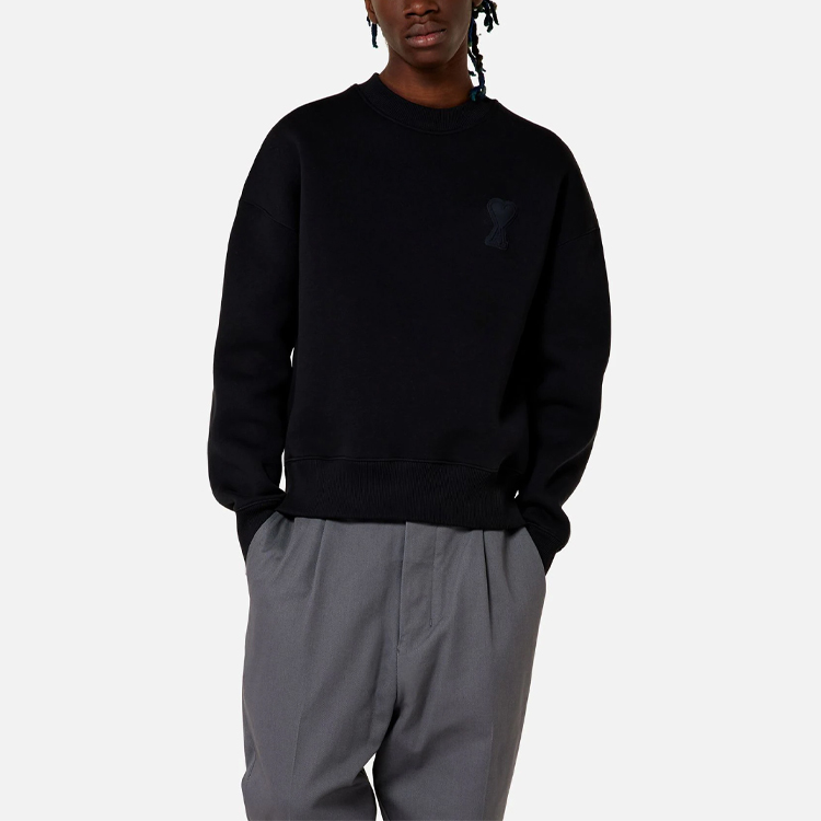 AMI PARIS FW21 Logo Graphic Sweatshirt  Black H21HJ047749-001 圖 5