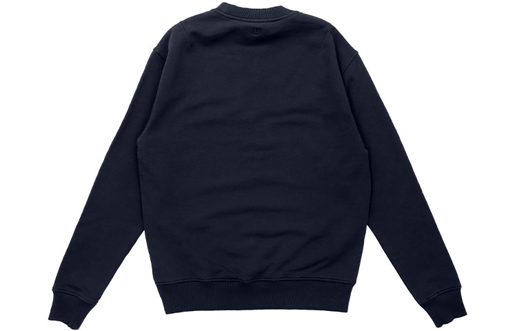 AMI Paris FW21 Organic Cotton Navy Blue Long Sleeve Sweatshirt with Heart Logo. A21HJ007730-410 圖 3