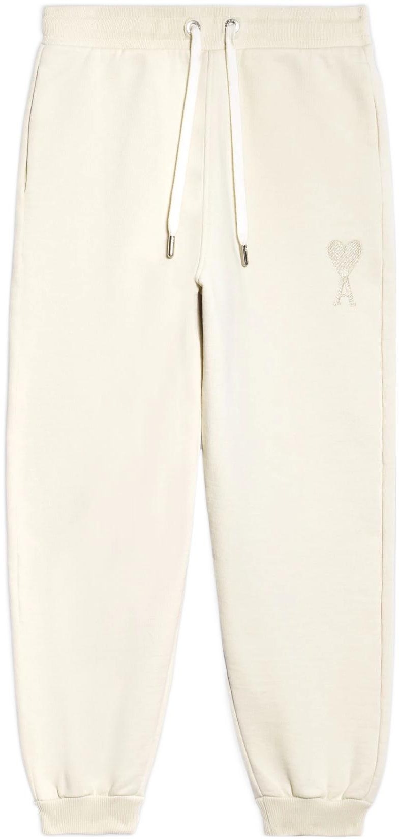 ami-paris-fw-22-beige-logo-embroidery-drawstring-sweatpants-unisex-couples-casual-utr-202747-150