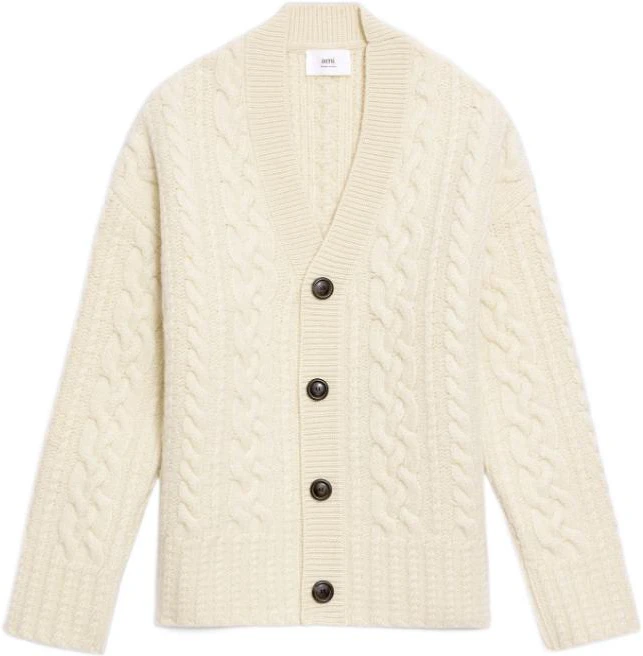 ami-paris-fw-22-beige-v-neck-knitted-cardigan-unisex-solid-color-ukc-151017-150