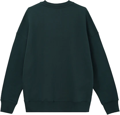 AMI Paris FW22绿色心形标志圆领卫衣 男女同款。 E22SPEUSW011.747311 Lookbook AMI Paris FW22绿色心形标志圆领卫衣 男女同款。 E22SPEUSW011.747311