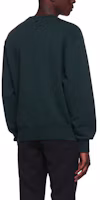 Sizing AMI Paris FW22 Green Heart Logo Crewneck Sweatshirt Unisex. E22SPEUSW011.747311
