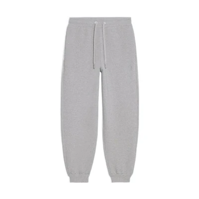 AMI Paris FW22 Heart Embroidered Gray Jogger Pants Unisex Loose Fit UTR202747-055