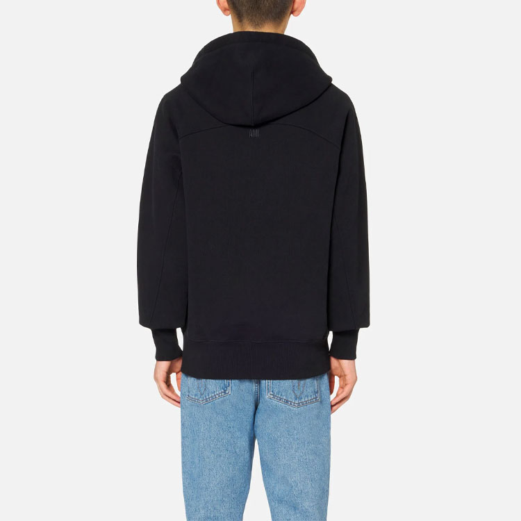 AMI PARIS FW22 Heart Logo Embroidered Cotton Hoodie Unisex Casual Oversized Fit. USW402-747001 圖 5