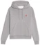 Buy AMI Paris FW22 Heart Logo Hoodie Unisex in Ash Gray. BFUSW200730-055